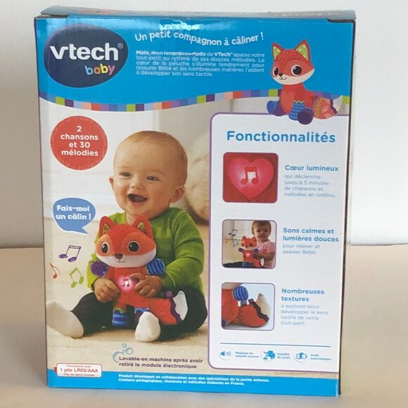Brand New (French Version)🦊 VTech Malo, mon renardeau dodo🌙🎶 - Picture 8 of 9